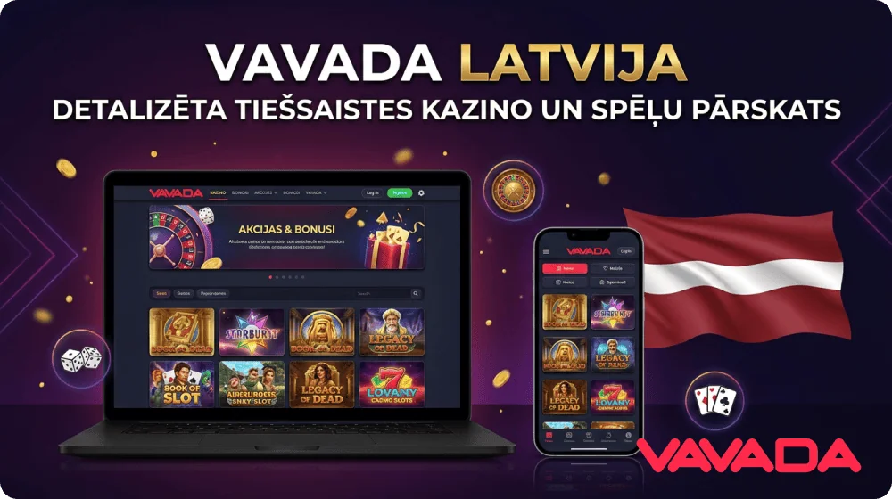 Vavada ir oficiālā kazino spēļu un sporta totalizatoru vietne Latvijā